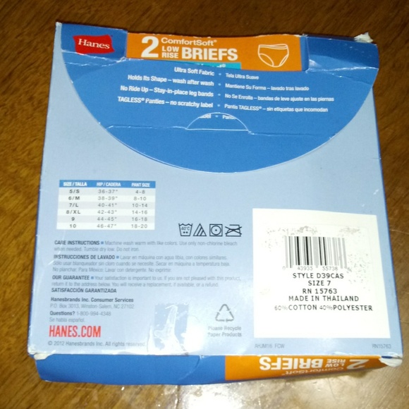 Women's 2 Pack ComfortSoft Low Rise Briefs - Picture 2 of 4